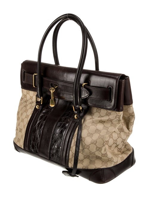 Gucci GG Canvas Top Handle Bag
