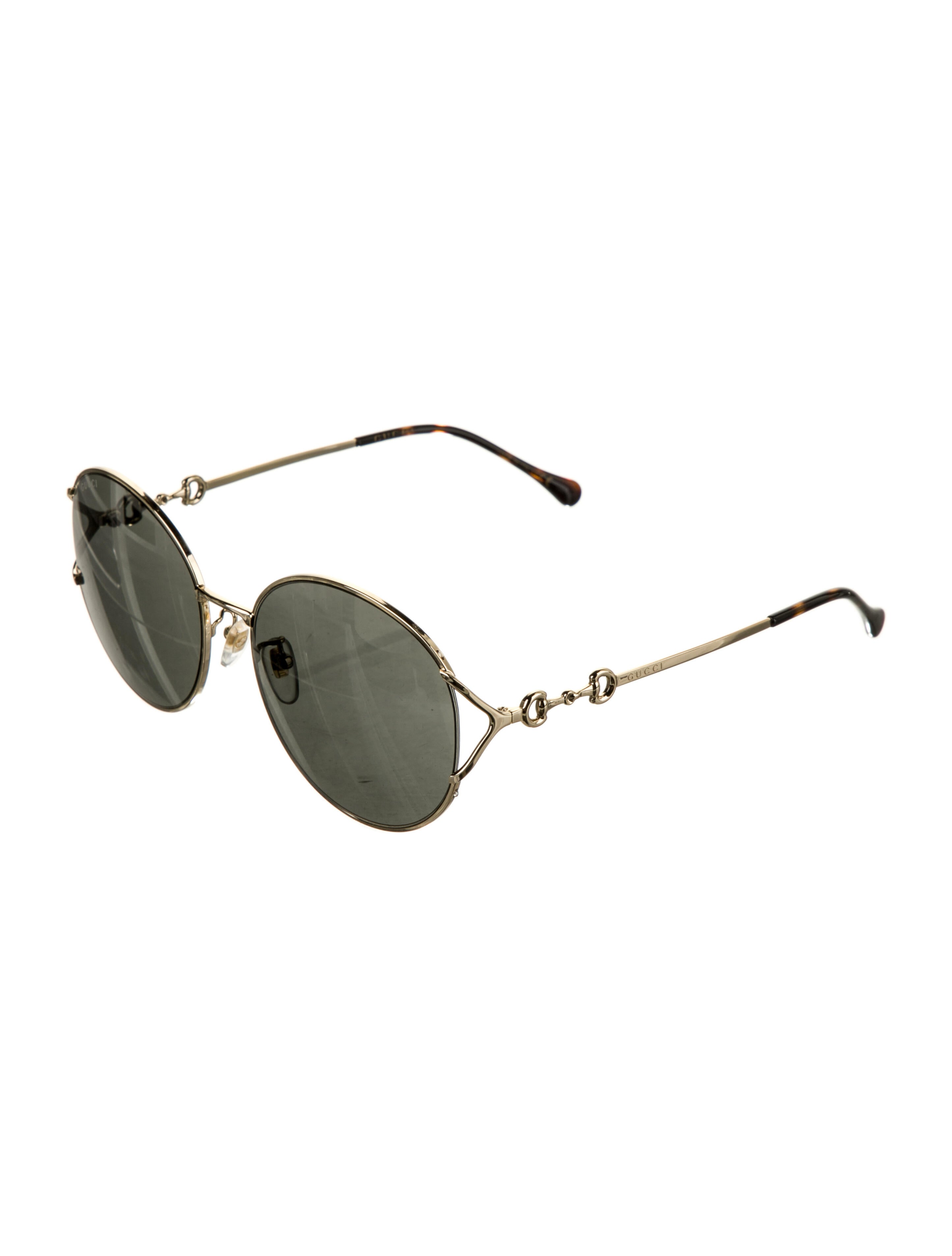 Gucci Horsebit Accent Oversize Sunglasses