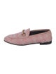 Gucci Horsebit Accent Tweed Loafers