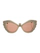 Gucci Cat-Eye Tinted Sunglasses