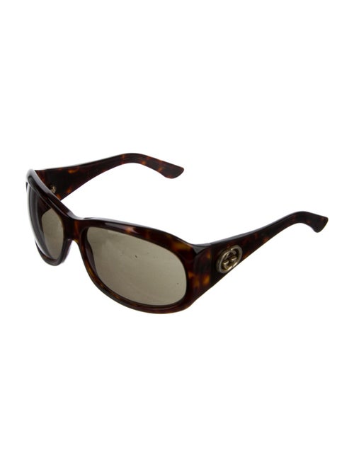 Gucci Interlocking G Logo Oversize Sunglasses