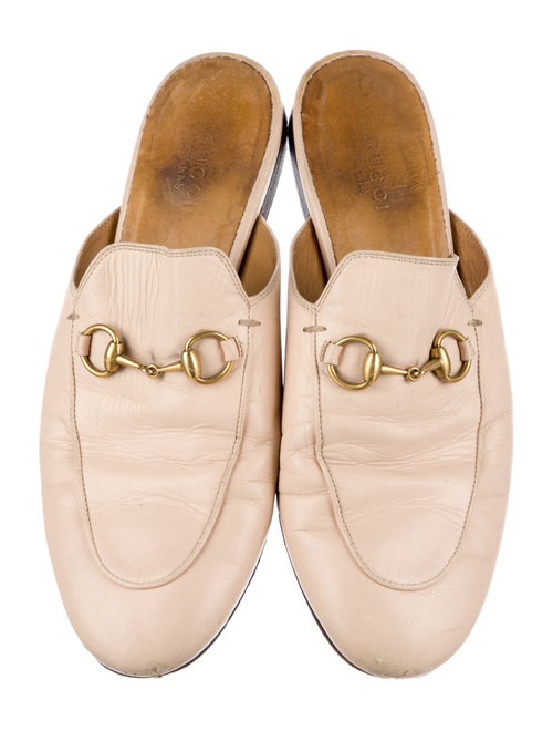 Gucci Horsebit Accent Leather Mules