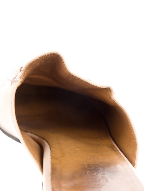 Gucci Horsebit Accent Leather Mules