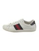 Gucci Web Accent Leather Sneakers