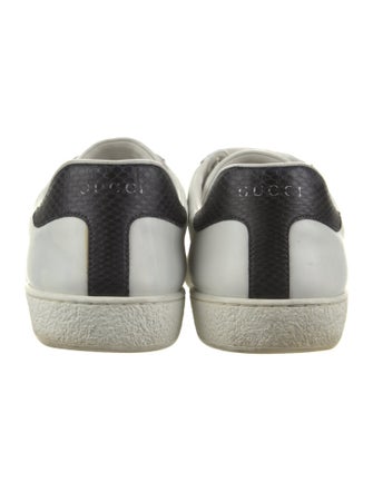 Gucci Web Accent Leather Sneakers
