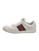 Gucci Web Accent Leather Sneakers