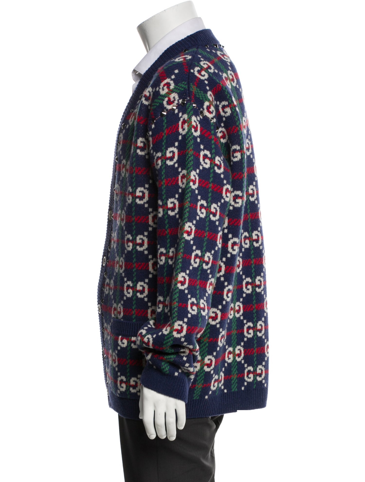 Gucci Wool Printed Cardigan