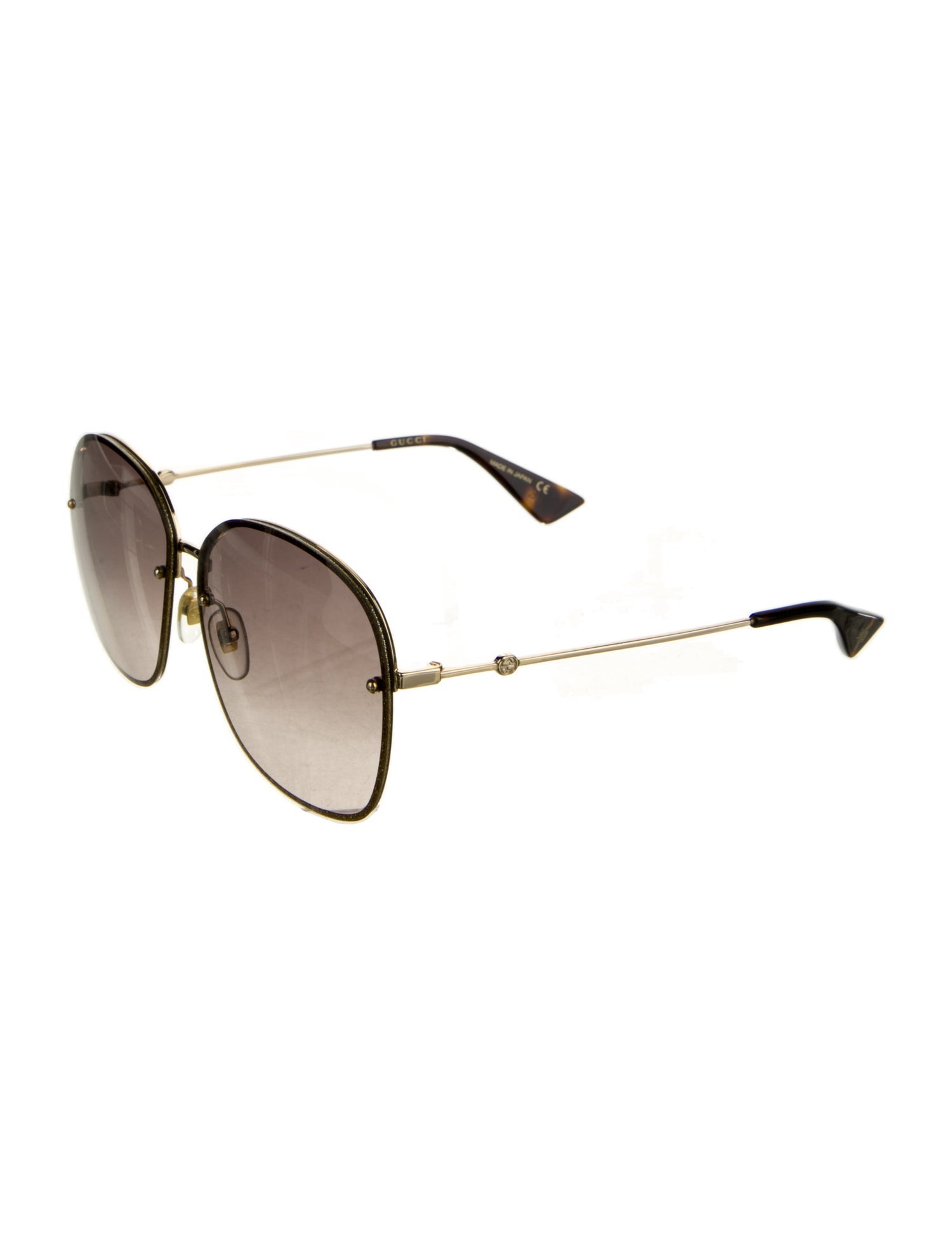 Gucci Oversize Gradient Sunglasses