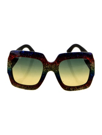 Gucci Interlocking G Logo Oversize Sunglasses