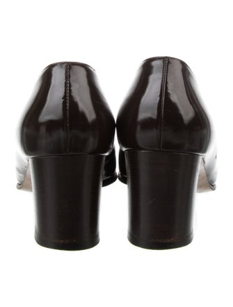 Gucci Horsebit Accent Leather Pumps