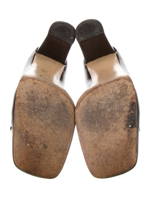 Gucci Horsebit Accent Leather Pumps