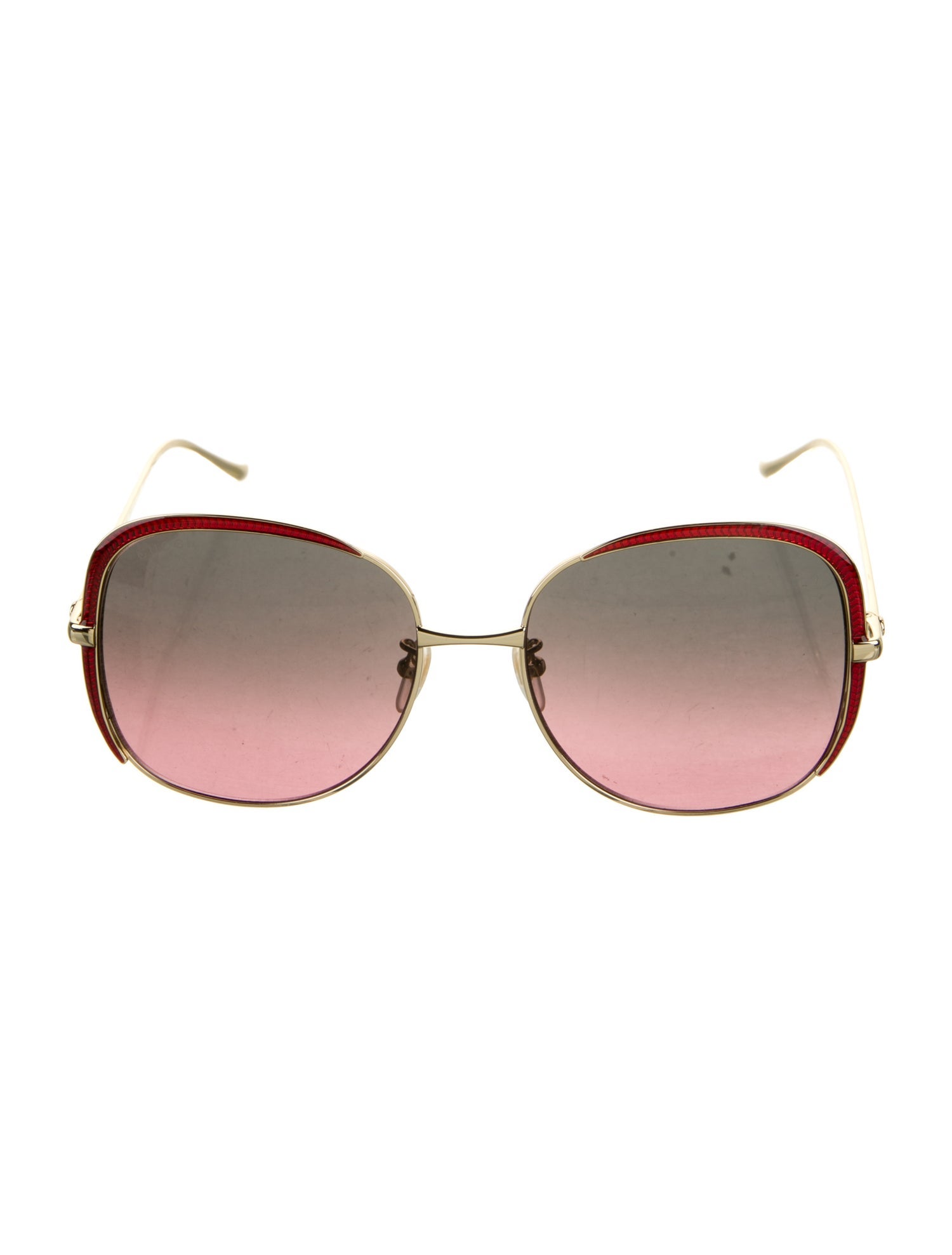 Gucci Interlocking G Logo Oversize Sunglasses
