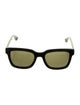Gucci Web Accent Aviator Sunglasses