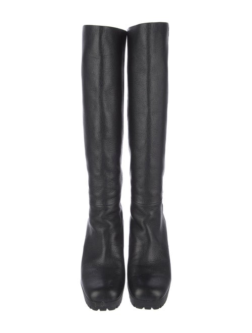 Gucci GG Logo Leather Boots