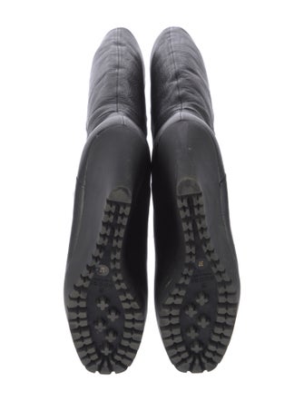 Gucci GG Logo Leather Boots