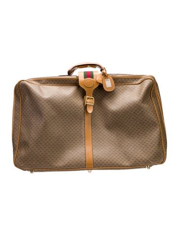 Gucci Luggage and Travel Web Suitcase Vintage