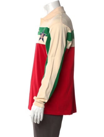Gucci GG Logo Crew Neck Polo Shirt
