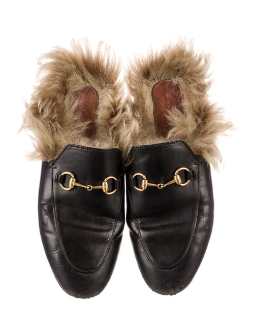 Gucci Princetown Horsebit Accent Mules