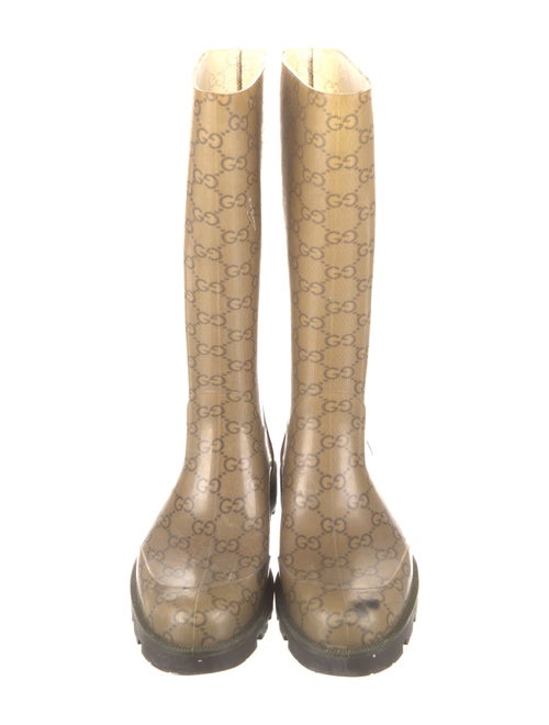 Gucci Rubber Printed Rain Boots