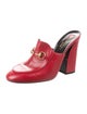 Gucci Horsebit Accent Leather Mules