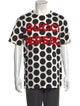 Gucci Polka Dot Print Crew Neck T-Shirt