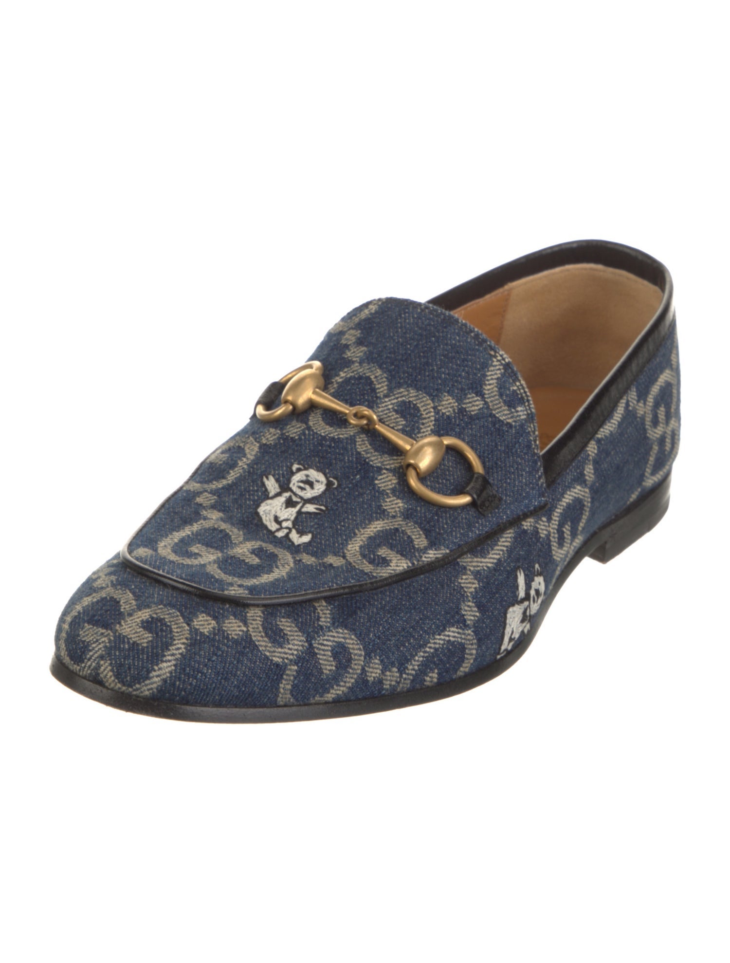 Gucci GG Denim Denim Loafers