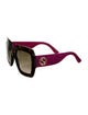 Gucci Square Gradient Sunglasses