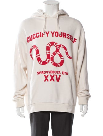 Gucci Kingsnake Graphic Print Hoodie