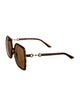 Gucci Square Tinted Sunglasses