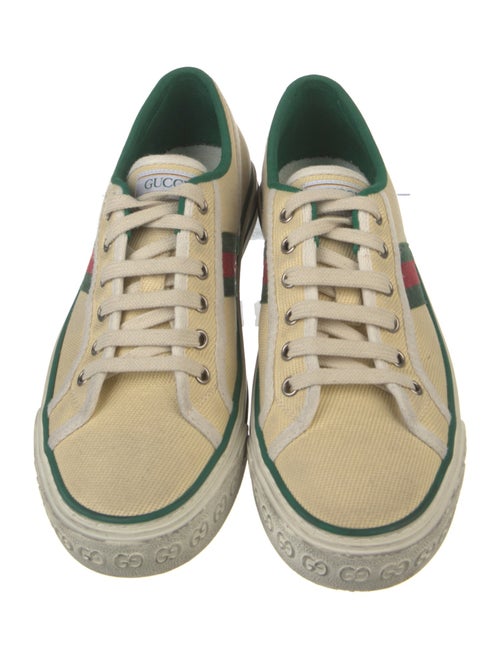 Gucci Web Accent Canvas Sneakers