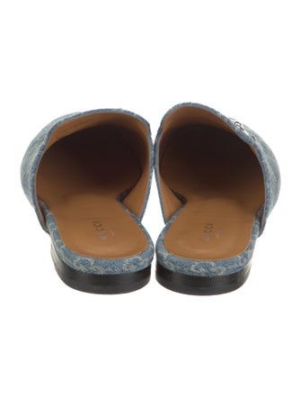 Gucci GG Denim Denim Mules
