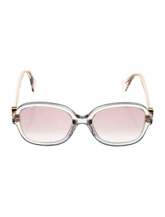 Gucci Double G Logo Oversize Sunglasses
