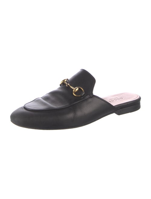 Gucci Horsebit Accent Leather Mules