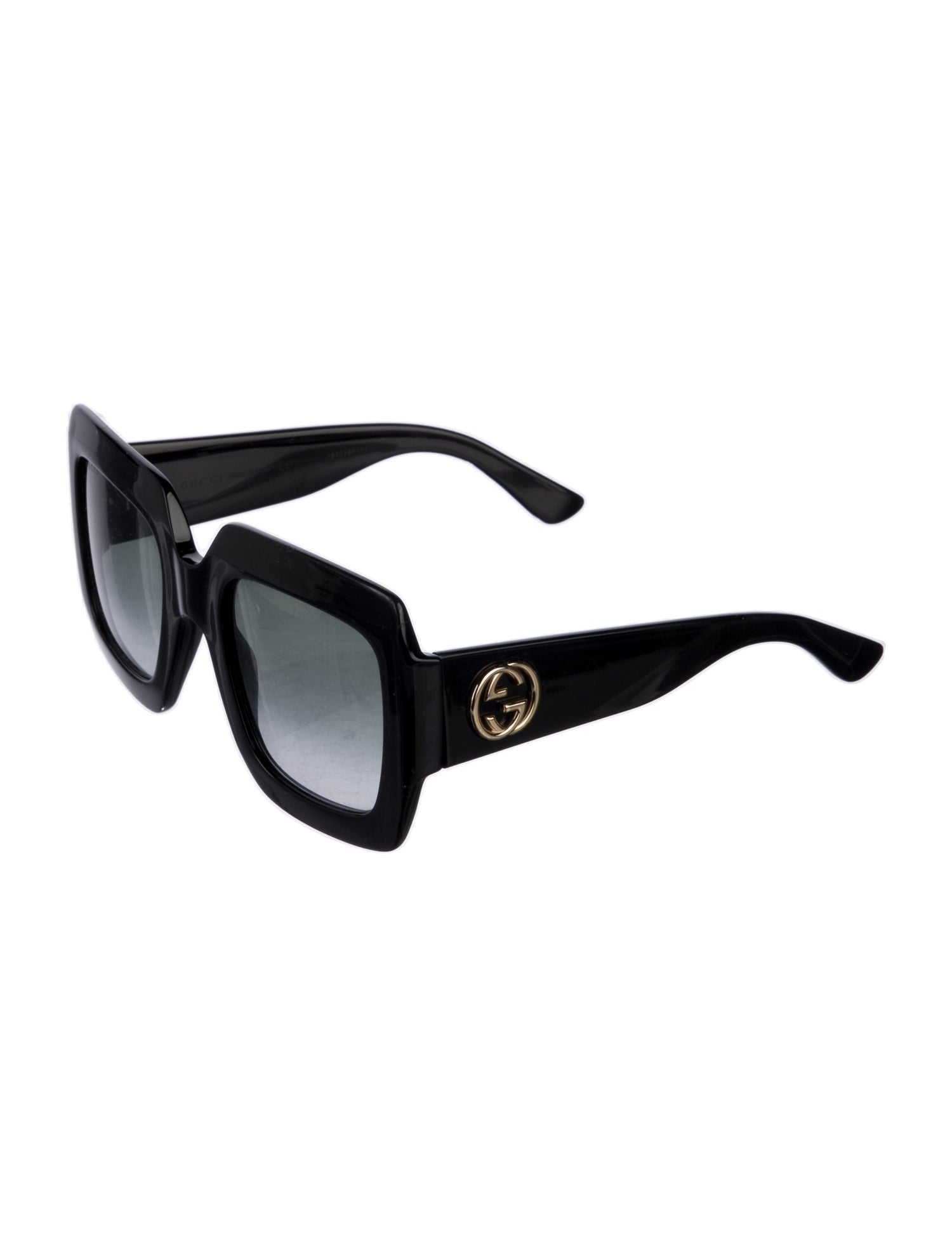Gucci Interlocking G Logo Square Sunglasses