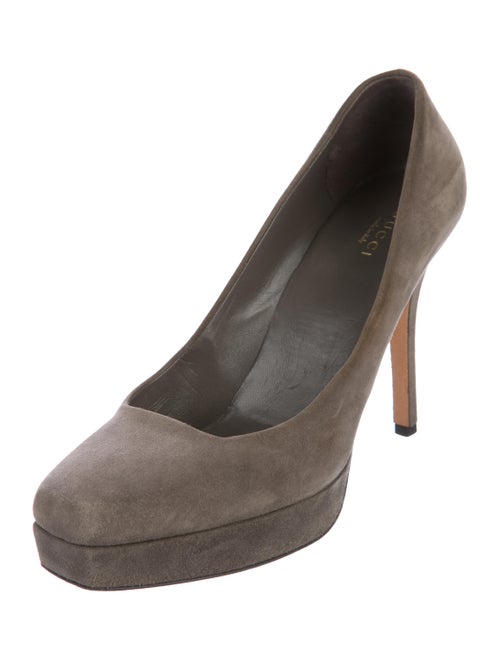 Gucci Square-Toe Platform Pumps