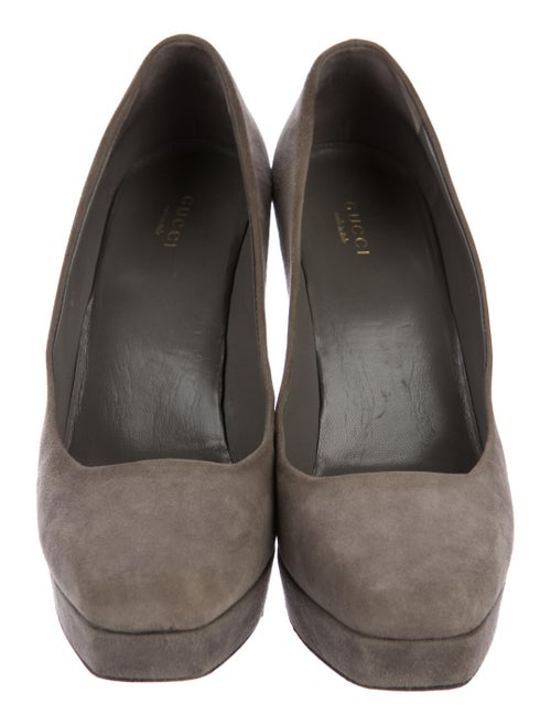 Gucci Square-Toe Platform Pumps