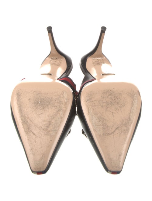 Gucci Horsebit Accent Leather Mules