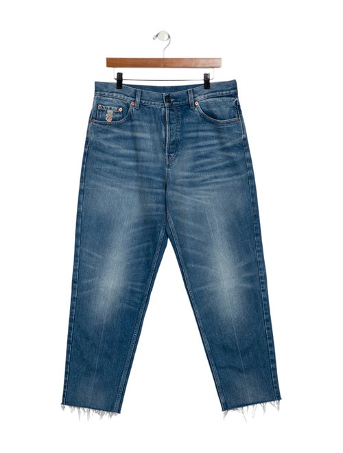 Gucci High-Rise Straight Leg Jeans