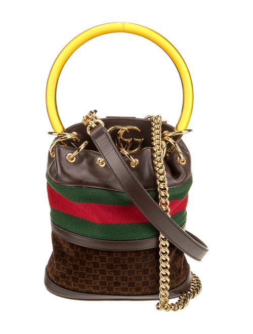 Gucci Web Bucket Bag
