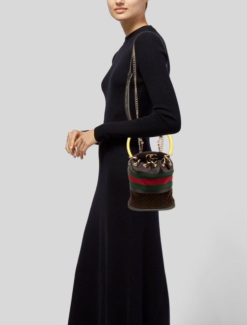 Gucci Web Bucket Bag