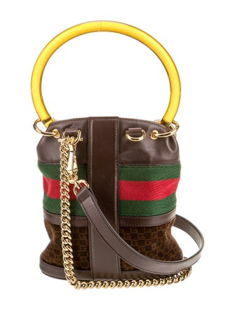 Gucci Web Bucket Bag