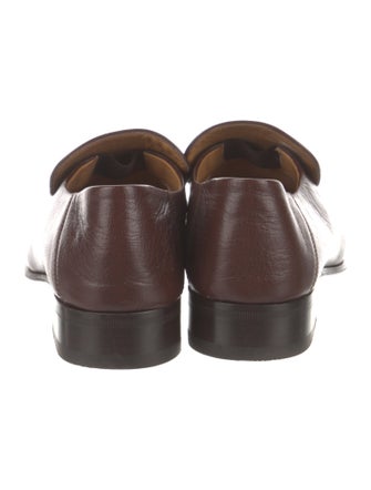 Gucci Horsebit Accent Leather Loafers