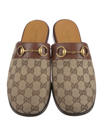 Gucci GG Canvas Canvas Mules