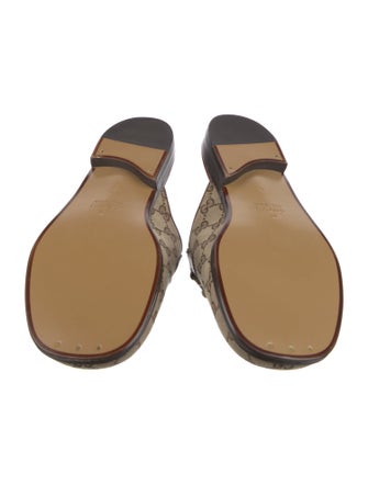 Gucci GG Canvas Canvas Mules