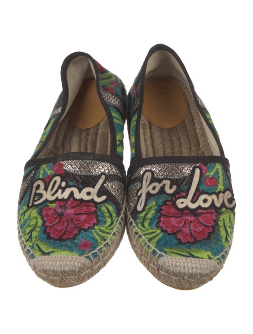 Gucci Canvas Floral Print Espadrilles