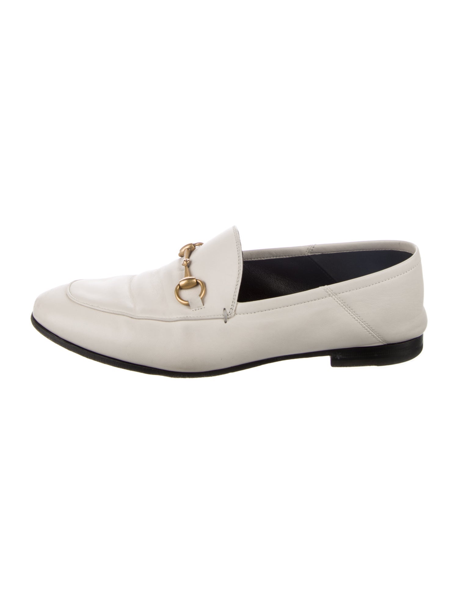 Gucci Horsebit Accent Leather Loafers