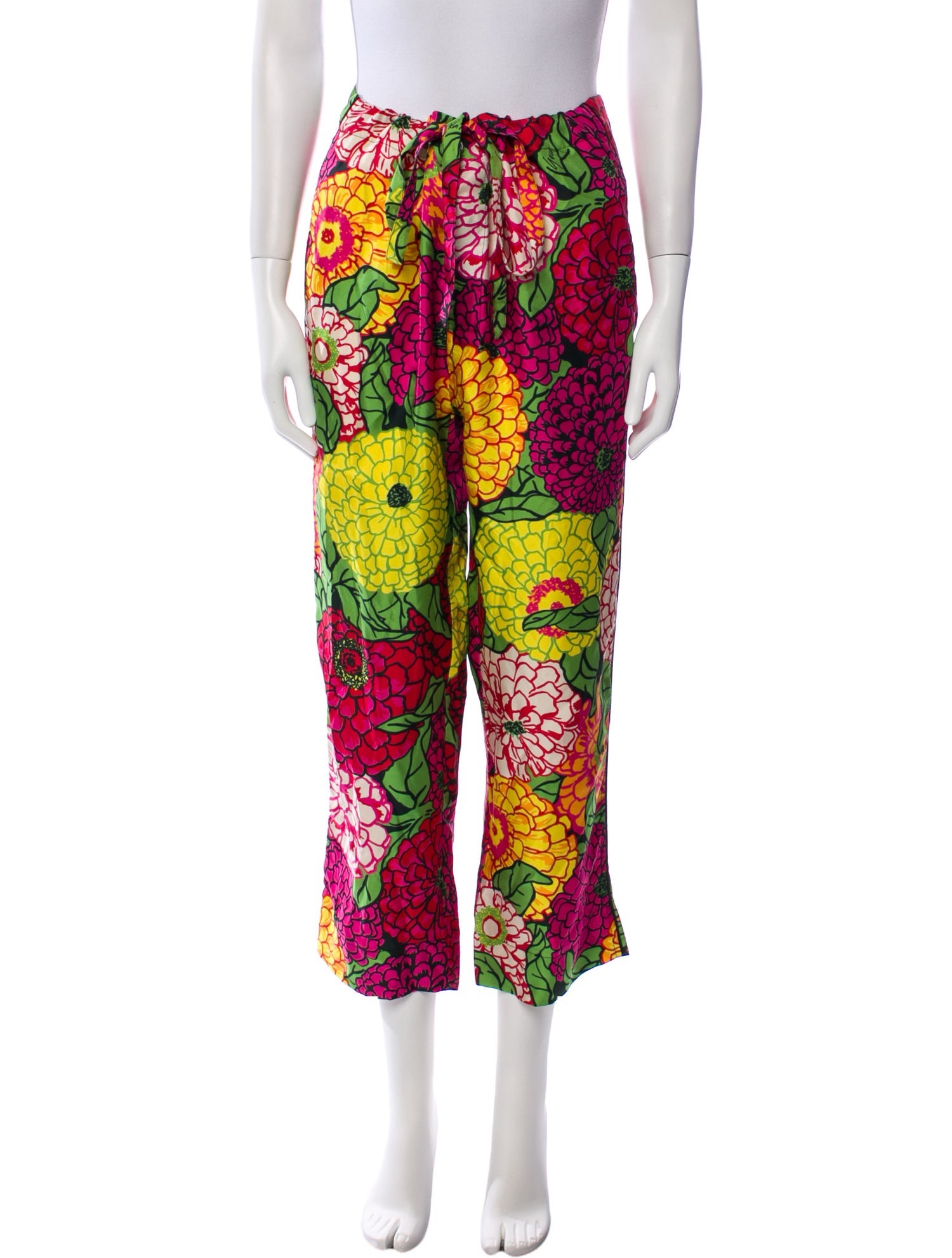 パンツ Zimmermann PANTS (0606PR251 OLV) Zimmermann - Lemon Illuminate Wide Leg Pant | Mitchell Stores