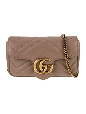 Gucci Leather Marmont Super Mini