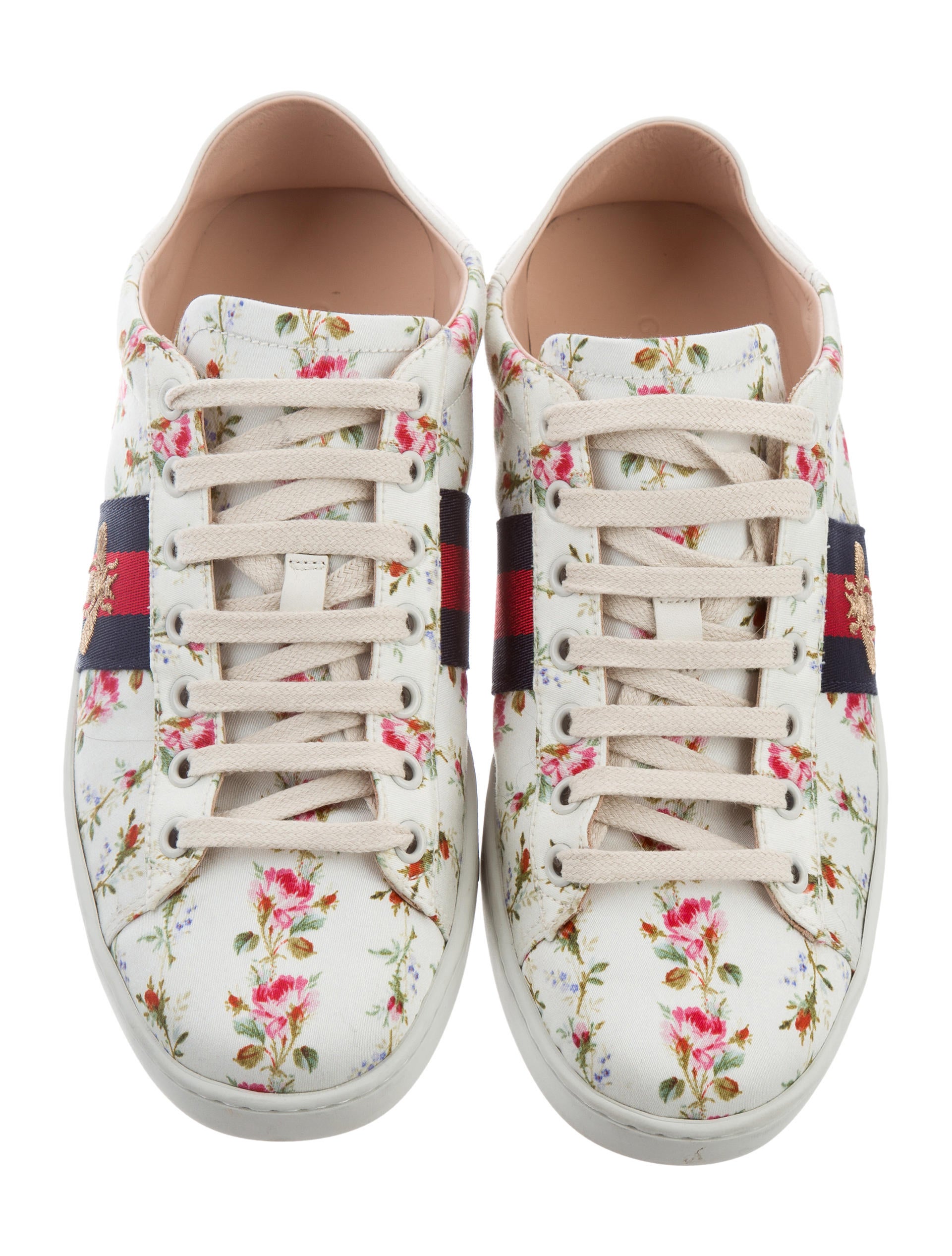 Gucci Floral  Sneakers Shoes GUC174339 The RealReal