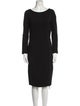 Gucci Bateau Neckline Knee-Length Dress